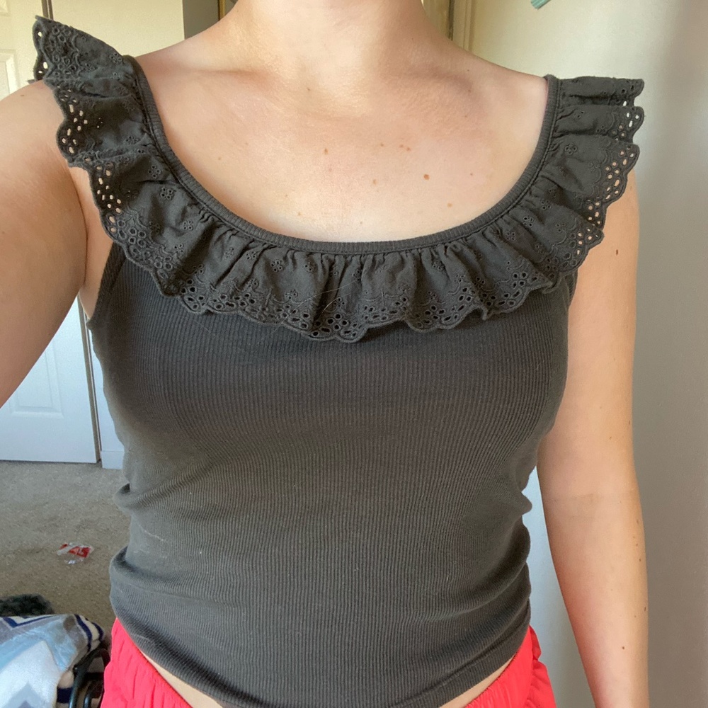 American eagle cropped tank